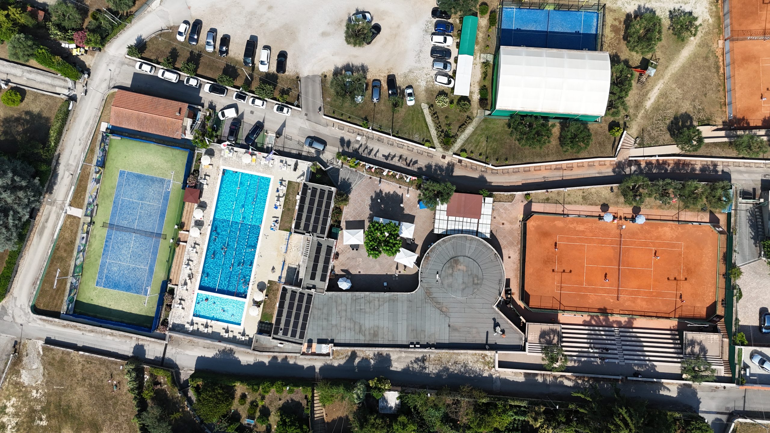 Colle Degli Dei — full facility aerial view